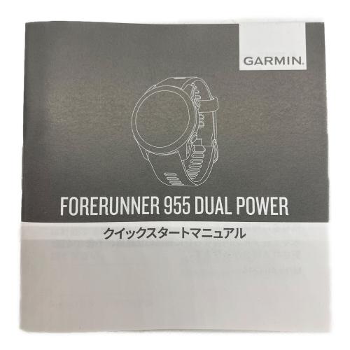 GARMIN (ガーミン) Forerunner 955 Dual Power スレ有 ブラック