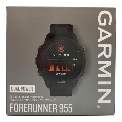 GARMIN (ガーミン) Forerunner 955 Dual Power スレ有 ブラック