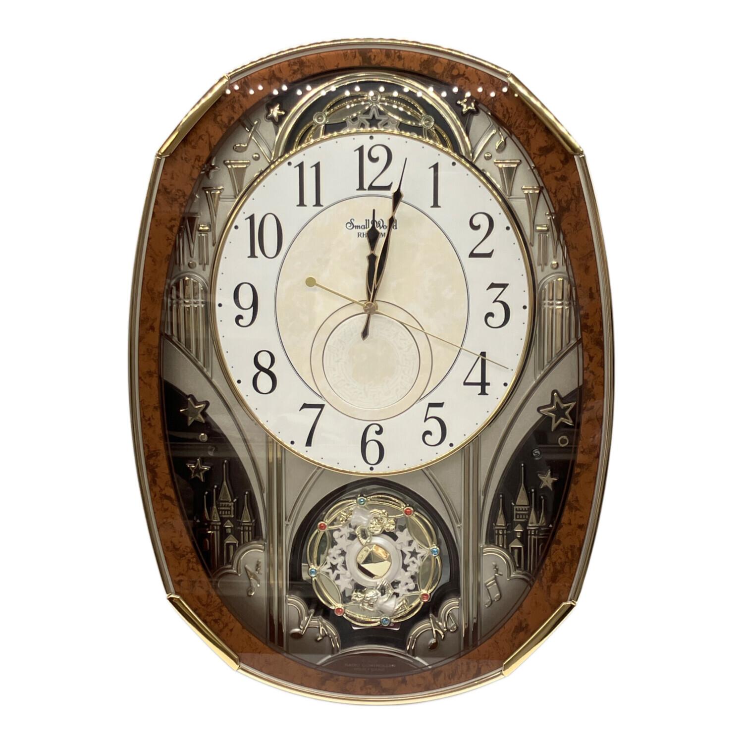 【未使用保管品】Small World スモールワールド 掛時計 電波時計 small world (スモールワールド) 電波時計 スモールワールドノエルM