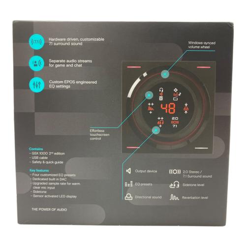 epos (エポス) ゲーミングオーディオアンプ GSX1000 2nd edition