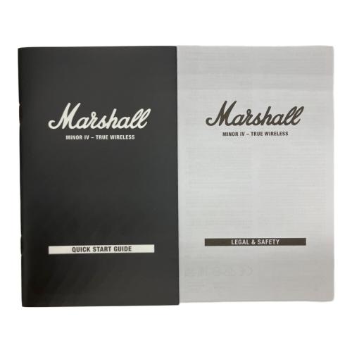 Marshall (マーシャル) ワイヤレスイヤホン MINORⅣ 2024年モデル