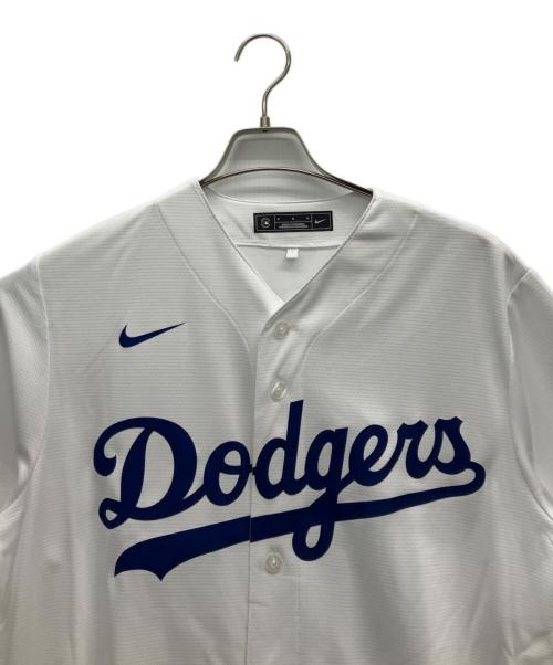 Dodgers (ドジャース) NIKE (ナイキ) レプリカユニフォーム ホワイト×ブルー サイズ:M