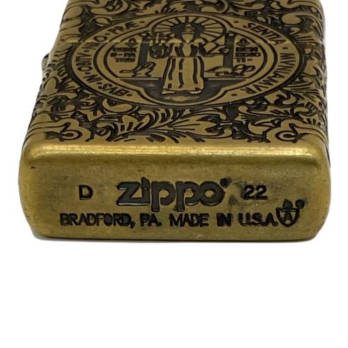 ZIPPO (ジッポ) ZIPPO 2022年製 真鍮(ブラス) アーマー フィルムコレクション2 St.Benedict
