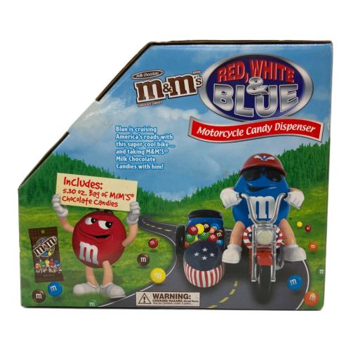 M&M'sチョコレートディスペンサー バイクフィギュア オブジェ