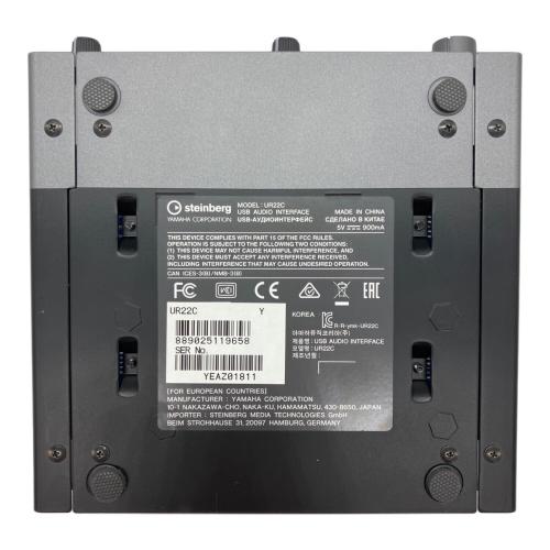 Steinberg (スタインバーグ) オーディオインターフェース UR22C