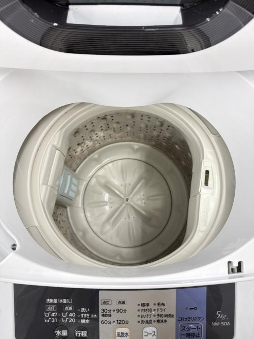 HITACHI (ヒタチ) 全自動洗濯機 NW-50A 2017年製 ヨゴレ有  88