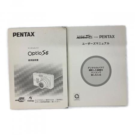 PENTAX (ペンタックス) コンパクトデジタルカメラ Optio S6