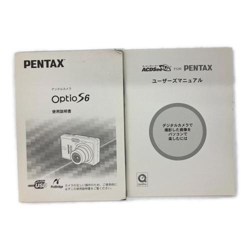 PENTAX (ペンタックス) コンパクトデジタルカメラ Optio S6