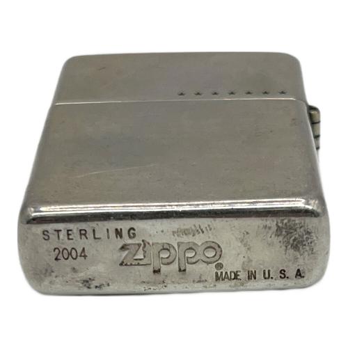 ZIPPO (ジッポ) オイルライター 2004年製 USA製 STERLING