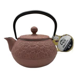 南部鉄器 (ナンブテッキ) 鉄瓶 3型桜