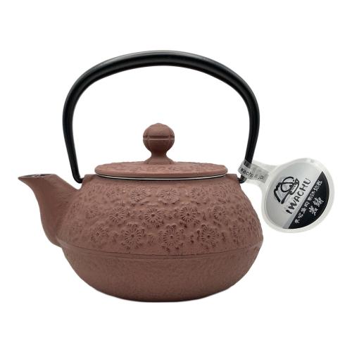 南部鉄器 (ナンブテッキ) 鉄瓶 3型桜