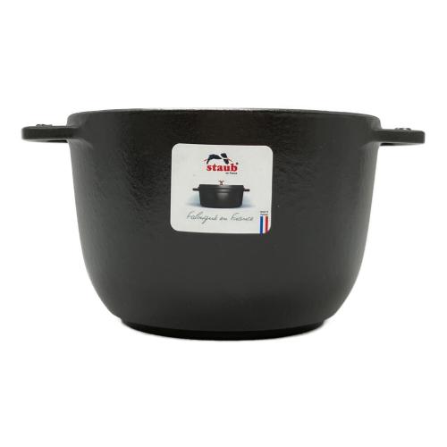 Staub (ストウブ) 鍋 40509-653 12cm ブラック ラ・ココット GOHAN