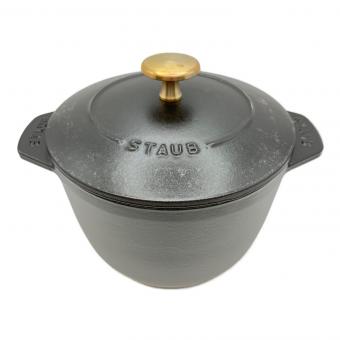 Staub (ストウブ) 鍋 16cm ブラック ラ・ココット GOHAN