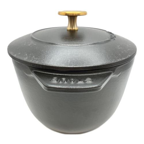 Staub (ストウブ) 鍋 16cm ブラック ラ・ココット GOHAN