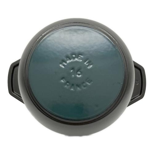 Staub (ストウブ) 鍋 16cm ブラック ラ・ココット GOHAN