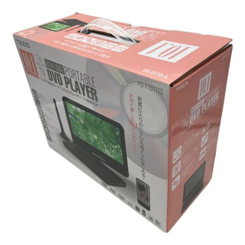 TEES (ティース) ポータブルDVDプレーヤー PD-F1011TS 10インチ