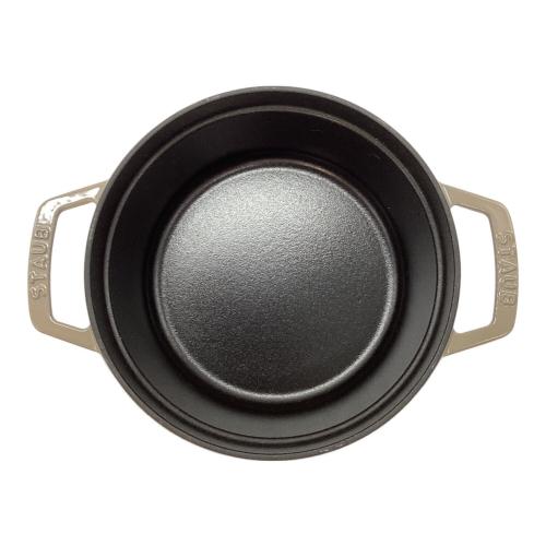 Staub (ストウブ) ラココット 持ち手ヨゴレ有 ベージュ