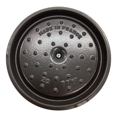 Staub (ストウブ) ラココット 持ち手ヨゴレ有 ベージュ