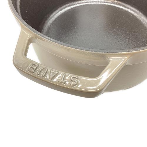 Staub (ストウブ) ラココット 持ち手ヨゴレ有 ベージュ