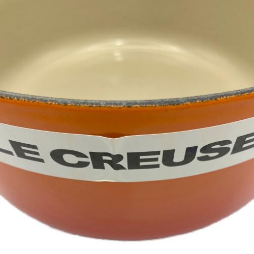 LE CREUSET (ルクルーゼ) ココットロンド 18cm オレンジ