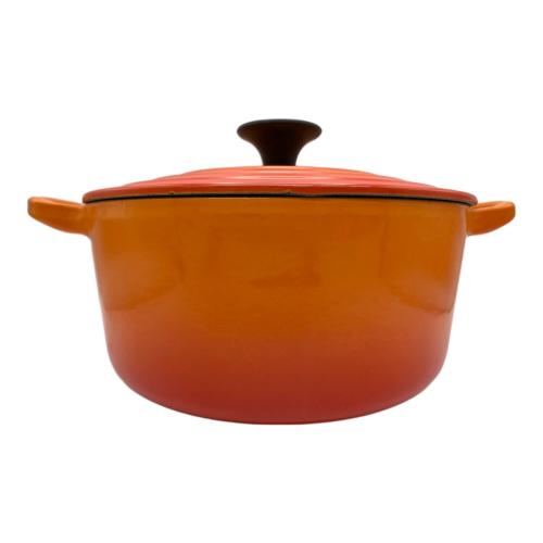 LE CREUSET (ルクルーゼ) ココットロンド 18cm オレンジ