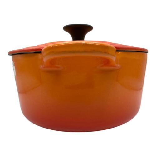 LE CREUSET (ルクルーゼ) ココットロンド 18cm オレンジ