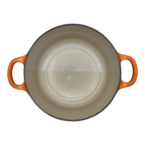 LE CREUSET (ルクルーゼ) ココットロンド 18cm オレンジ