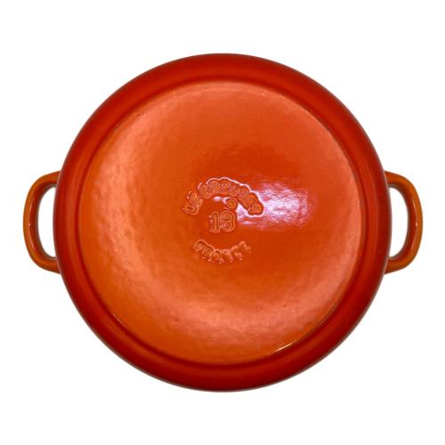 LE CREUSET (ルクルーゼ) ココットロンド 18cm オレンジ