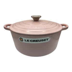LE CREUSET (ルクルーゼ) 鍋 約24.5cm ピンク ココット・ロンド