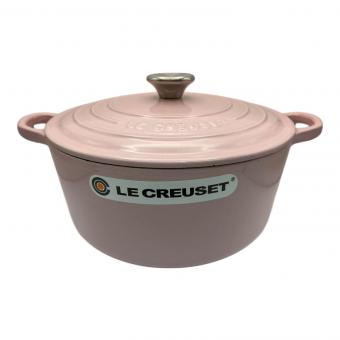 LE CREUSET (ルクルーゼ) 鍋 約24.5cm ピンク ココット・ロンド