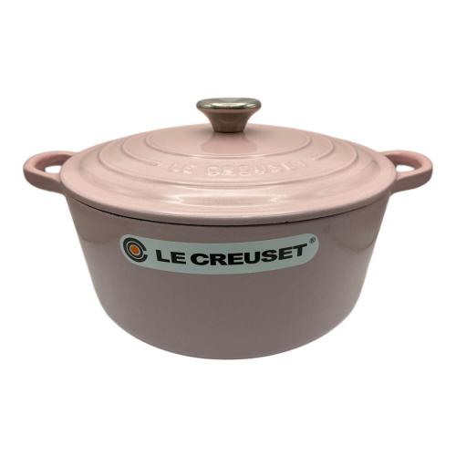 LE CREUSET (ルクルーゼ) 鍋 約24.5cm ピンク ココット・ロンド