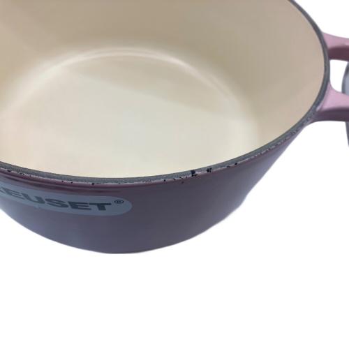 LE CREUSET (ルクルーゼ) 鍋 約24.5cm ピンク ココット・ロンド