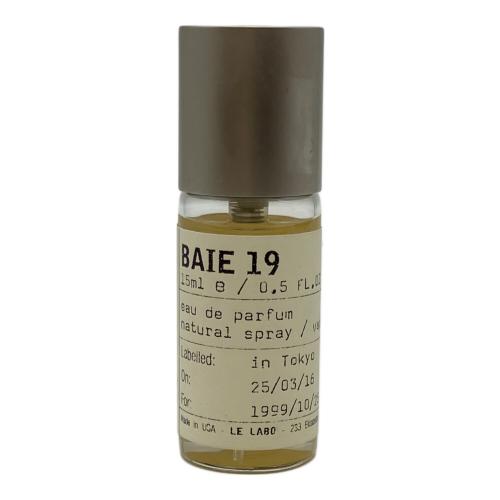 ル ラボ ベ 19 15ml 残量80%-99%