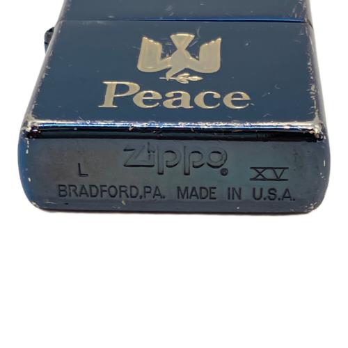 ZIPPO (ジッポ) オイルライター 1999年12月 ピース キズ多数有