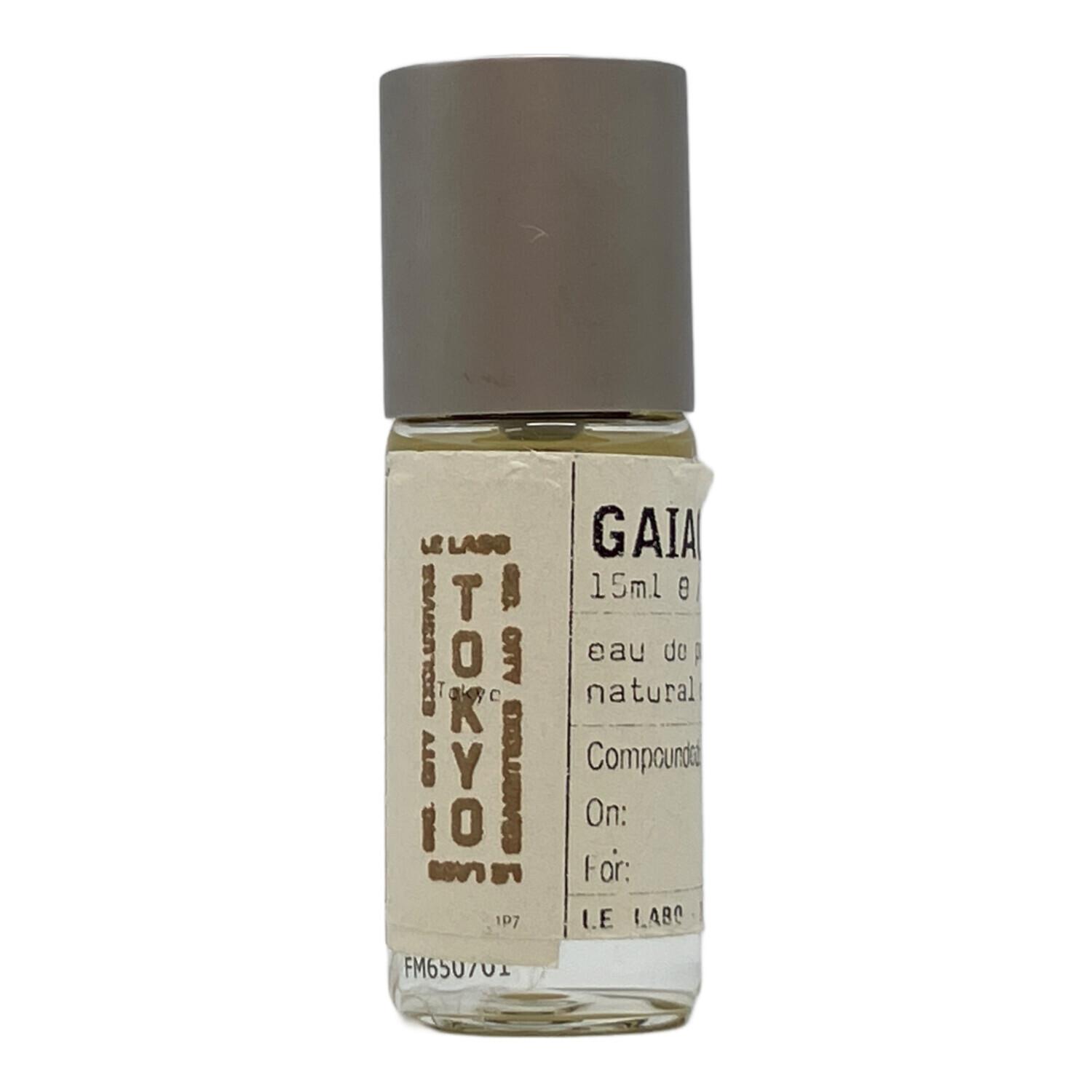 【残量99割】LELABO ルラボガイアック10 LE LABO (ル ラボ) オードパルファム 【東京限定】 15ml 残量80%-99