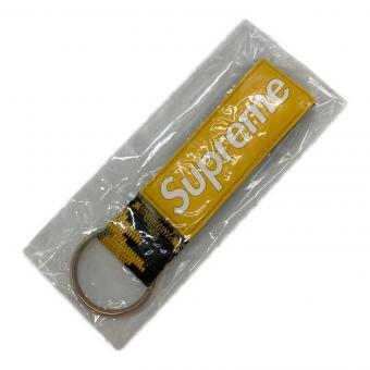 SUPREME (シュプリーム) Webbing Keychain イエロー