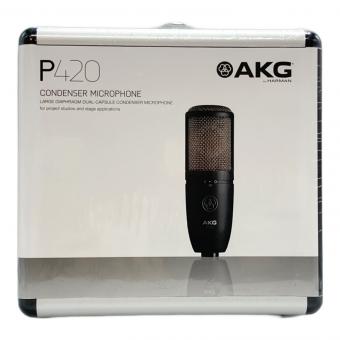 AKG (エイケージー) コンデンサーマイク P420 指向性切替式(単一指向/双指向/無指向性)