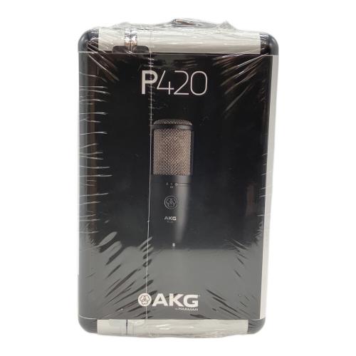 AKG (エイケージー) コンデンサーマイク P420 指向性切替式(単一指向/双指向/無指向性)