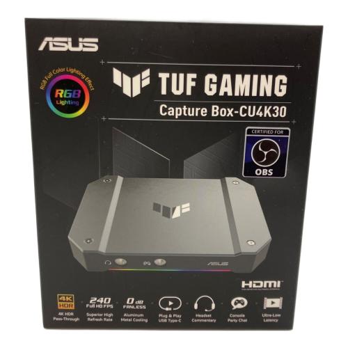 ASUS (エイスース) ゲームキャプチャーボード TUF GAMING CAPTURE BOX CU4K30