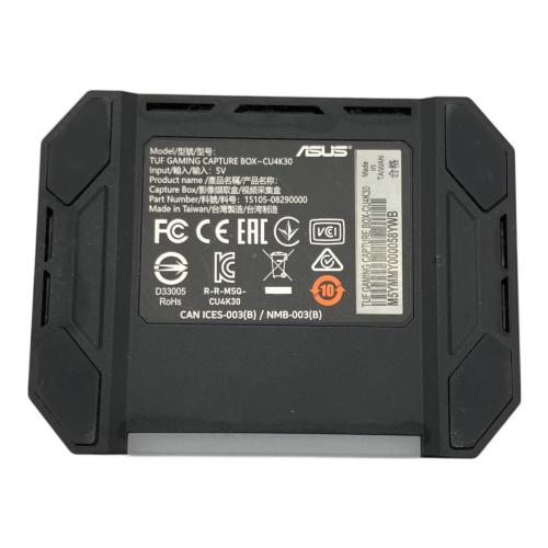 ASUS (エイスース) ゲームキャプチャーボード TUF GAMING CAPTURE BOX CU4K30