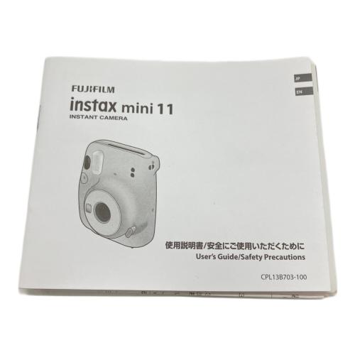 FUJIFILM (フジフィルム) チェキ instax mini 11 ホワイト
