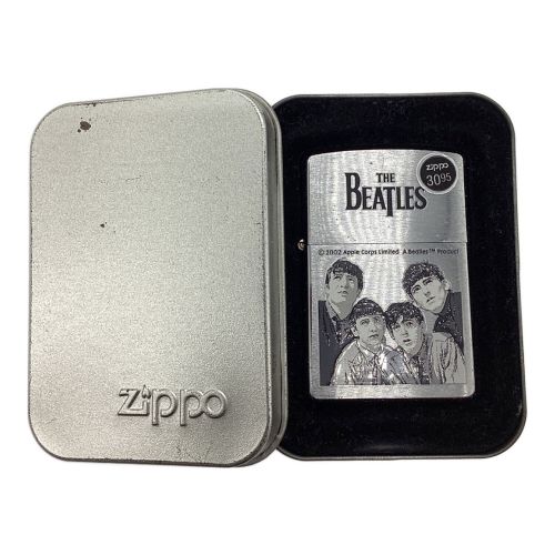 ZIPPO 200BTL.162 BEATLES MONOCH the Beatles ラベル付 2002年3月 ケース・化粧箱付