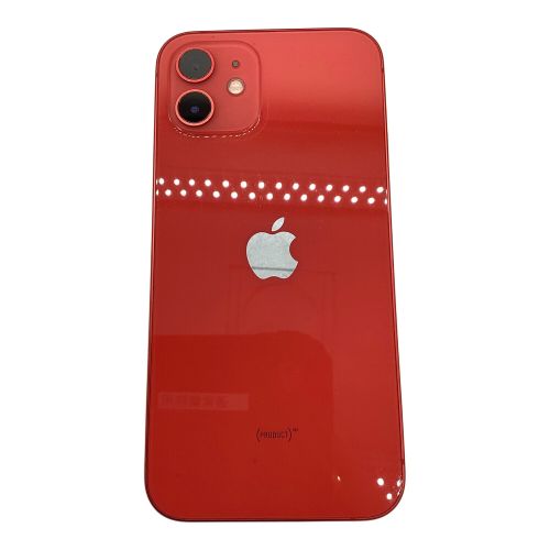 Apple (アップル) iPhone12 (PRODUCT)RED MGHW3J/A サインアウト確認済 353046110392053 ○ docomo 修理履歴無し 128GB バッテリー:Bランク(82%) 程度:Bランク iOS