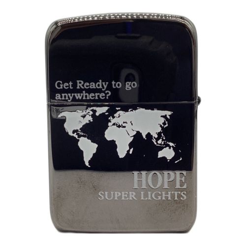 ZIPPO (ジッポ) JT 日本たばこ HOPE SUPER LIGHTS 世界地図 非売品 ケース付 HP 1月