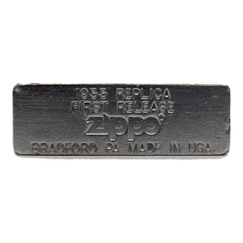 ZIPPO (ジッポ) 1933 REPLICA FIRST RELEASE ケース付 ユニット2006年12月