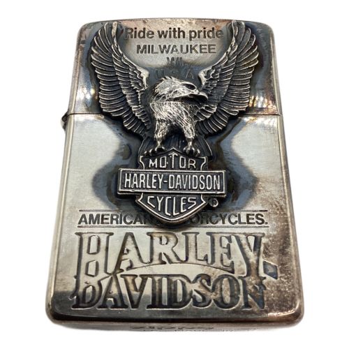 ZIPPO (ジッポ) HARLEY-DAVIDSON 限定 台座付 ZIPPO ケース付 シリアル：0547 1995年5月