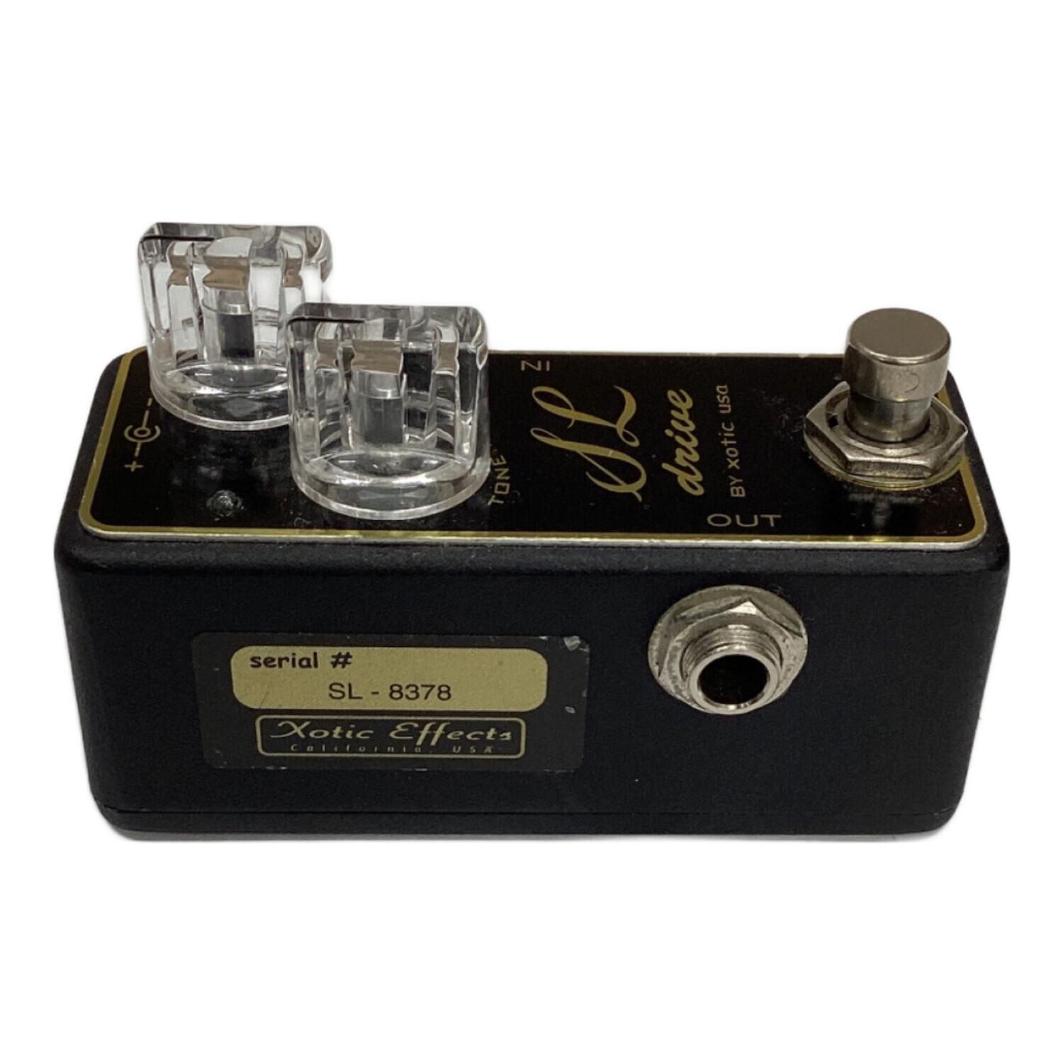 Xotic (エキゾティック) オーバードライブ 箱・取説付 SL Drive 動作