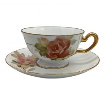 大倉陶園 (オオクラトウエン) カップ&ソーサー 手描きクラシックローズ