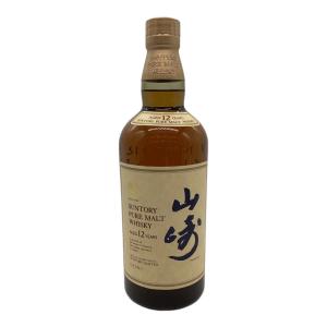 サントリー ジャパニーズウィスキー 750ml 山崎 12年 旧ラベル 響マーク 未開封 日本