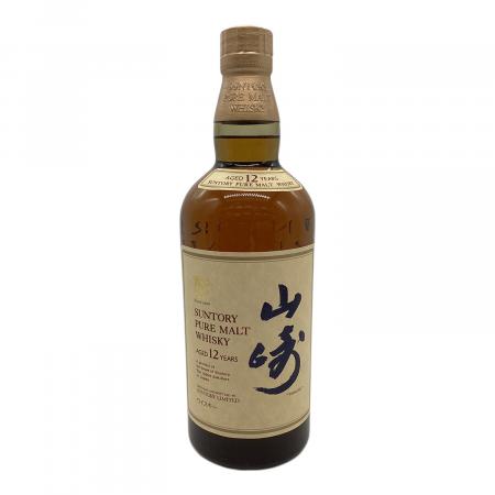 サントリー ジャパニーズウィスキー 750ml 箱付（ヤケあり） 山崎 12年
